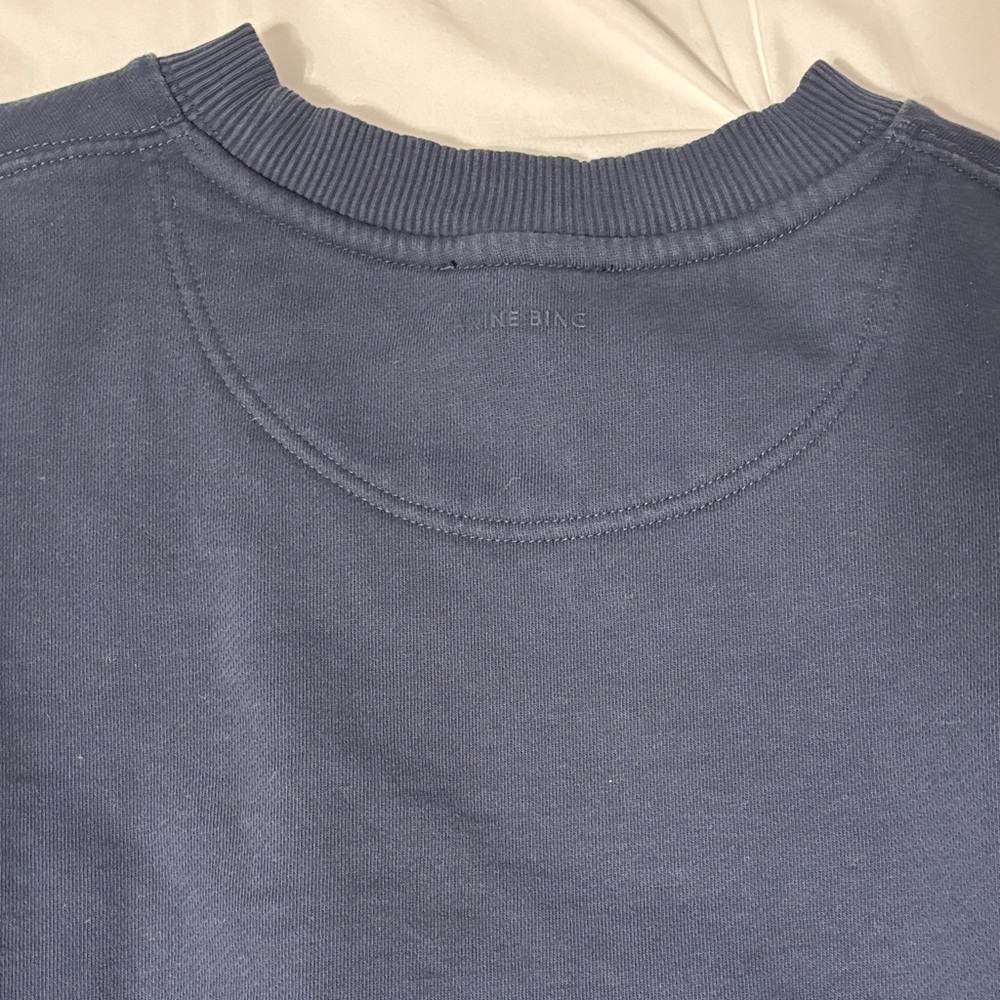Anine Bing Navy Blue Crewneck - Picture 6 of 6